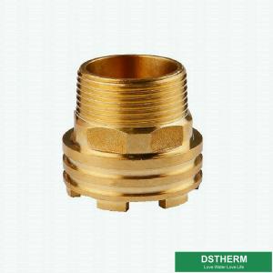 China Brass Inserts With Hexagonal Corners Customized Designs Brass Male Inserts For Ppr Fittings factory