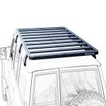 Off-road Roof Rack for NISSAN Y60 Black Powder Coating Luggage Racks Crossbar