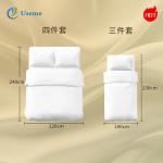 Filled Cotton Hotel Disposable Products Rectangular Disposable Bedding For