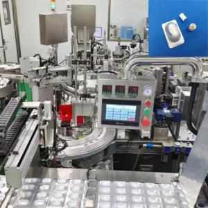 China Qualified Product with Servo Motor Medical Product Assembly Machine for Iodophor Cap and Disinfection Cap with Stainless Steel and Aluminum Alloy factory