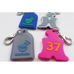 Silicone Dog Tag Keychain Personalized Promotional Gifts Debossed Logo Non -