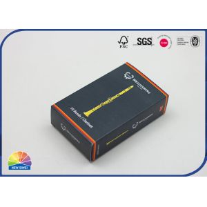 China Black 4C Printed Carton Paper Gift Box With Eco Friendly Material on sale