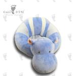 Cotton Learning Cute Plush Animal Baby Feeding Chair Grey Elephant Infant Sofa