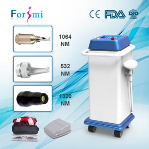 China 2018 CE FDA approved top popular portable 1064nm 532nm q-switched nd yag laser tattoo removal business for sale factory