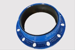 China Coupling Type Ductile Iron Flange Adaptor For PVC Pipe factory