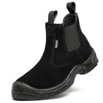 Durable Mid Cut Chelsea Boots Unisex Steel Toe Chelsea Work Boots