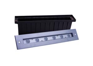 China Outdoor Ground Lighting RGB Color Changing Linear Inground Light factory