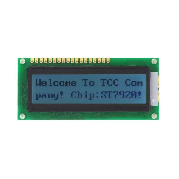 Custom 144x32 Resolution 2.5 Inch STN Display 18pin 350 Brightness Driver IC