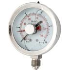 150mm 6.0" Glycerin Filled Water Pressure Gauge Red Adjustable Memory Pointer