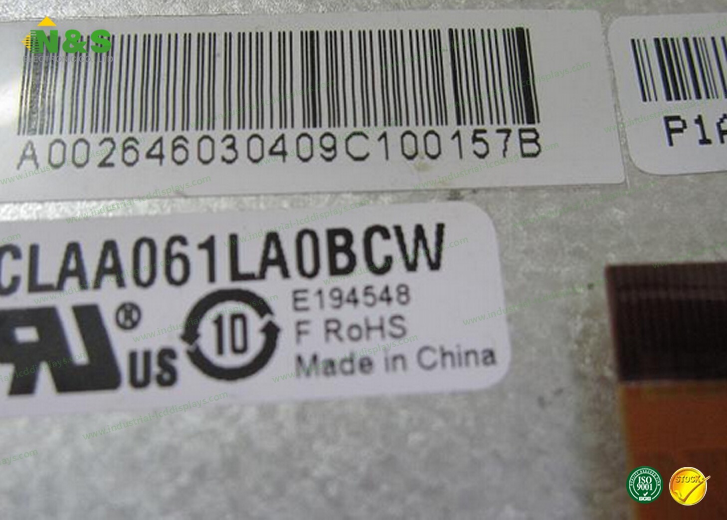 6.1 inch 110g (Typ.) Weight CLAA061LA0BCW Antiglare, Hard coating (3H) Surface 60Hz Frequency