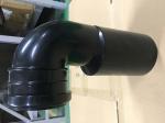 Toilet Black Plastic Drain Pipe For Hang Wall Type Toilet Seat To Hide Water