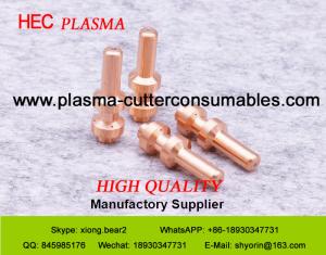 China Durable Plasma Torch Parts Electrode 256026 / Nozzle 249929 For Miller Air Plasma Cutting Machine factory