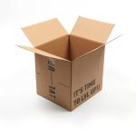 Empty Moving Corrugated Paper Shipping Carton Boxes Coated Paper Folders