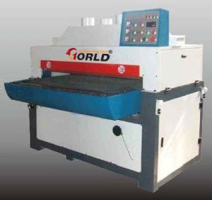 China 1220mm 4ft width flat surface wooden panel floor veneered plywood archaistic relief brush drawing machinery LS3B1300 factory