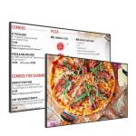 1920 X 1080 Resolution Hanging Wall Mounted Digital Signage For Shopping Mall