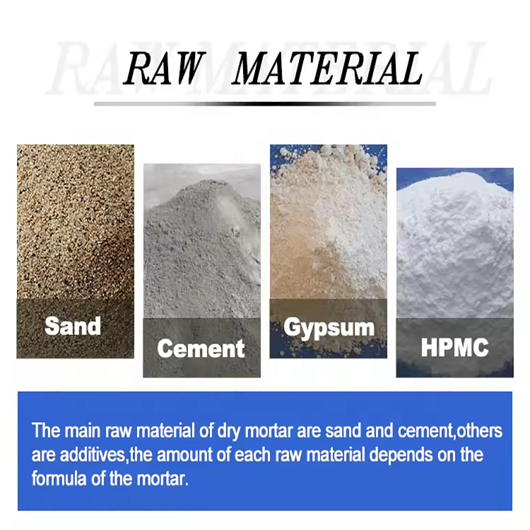 Dry Mortar Production Line Manufacturer Manufacturer ceramic Tile Adhesive Mixing Machine