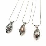Fashion DIY Drop Cage Pendant Pearl Necklace Oyster Gift Charms