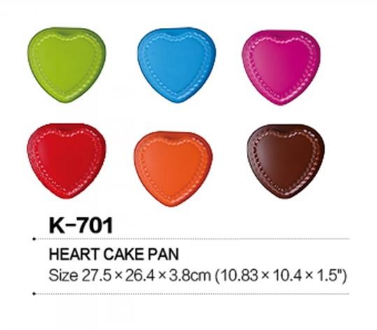 Promotion popular Carbon steel Eco-Friendly Heart cake pan Cake Tools