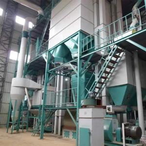 China Low Noise 1TPH To 3TPH Feed Pellet Production Line For Poultry Animal factory