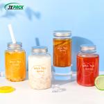 500ML Food Grade Milk Tea Takeaway Bottle With Sealing Screw Cap Design