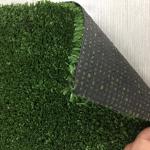 Green Backyard Fake Grass Rug Indoor With Single PP Back Ornamental