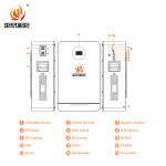 51.2V 200Ah 10.24kwh Solar Home Energy Storage Battery System With Long-Cycle