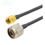 RF Coaxial Automotive Wiring Harness RG-58 Coaxial Cable N Type To SMA 15cm 50cm