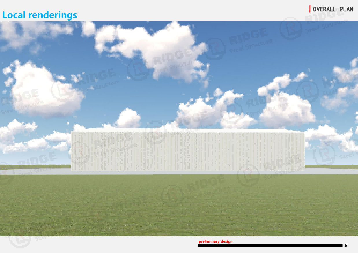 Pre-Engineered Metal Building Material Kits Prefabricated Middle Size Light Steel Structure Factory Warehouse