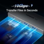 USB C Hub 10Gbps, 4 Ports USB 3.2 HUB with 2 USB-C 3.2 and 2 USB-A 3.2, USB Port