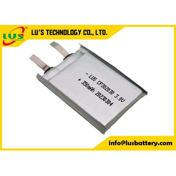 Lithium Manganese Dioxide Battery Cp302030 Pouch Cell Lithium Battery Replacemen