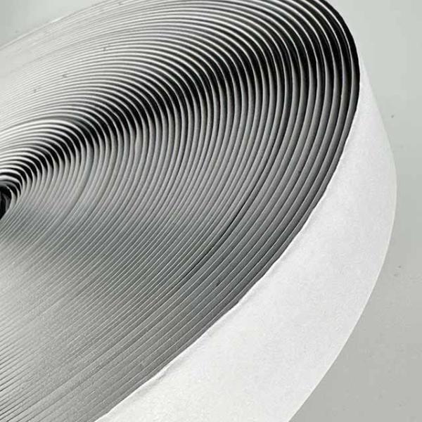 Black White Self Adhesive Hook And Loop Strip For Furniture Cushion Covers