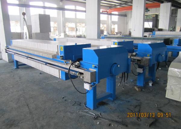 Stainless Steel Chamber Plate & Frame Filter Press Polypropylene Plate Size