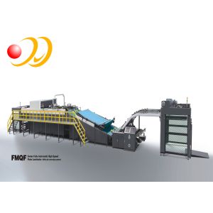 China FMQF Series Flute Laminating Machine With Pile Reversing System on sale