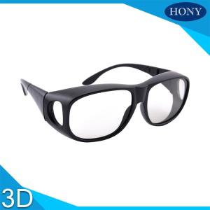 China Free Scratch Linear Polarized Glasses , 0.7mm Thickness Passive Cinema 3D Glasses factory