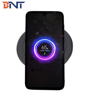 China new design black wireless charger for mobile phone factory