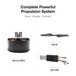 12070 40KG Drone Propulsion System With 12070 Electric Motor 24S 150A ESC 36