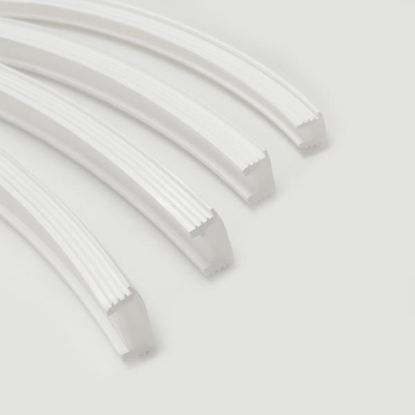 Custom Flexible Waterproof White Black Silicone LED RGB Ribbon Neon