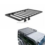 Black Renegade Aluminum Alloy Roof Rack Perfect for Jeep Wrangler Jl Cargo Roof