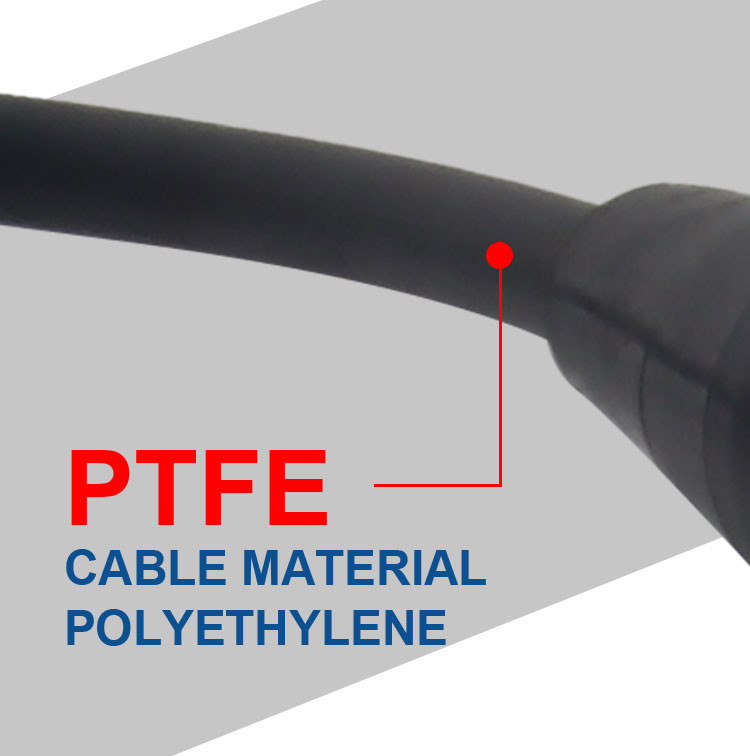 0.5-4.5v 200mH2O I2C Submersible Level Sensor PTFE Cable
