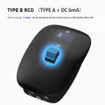 5G Type 2 EV Home Charger Floor Stand 11KW With Screen Display