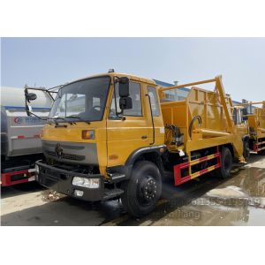 Dongfeng 4X2 170HP 10cbm Swing Arm Skip Loader Garbage Truck