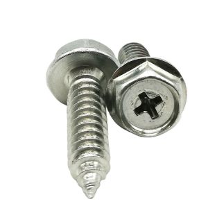 Hexagon Metal Screw Fasteners Self Tapping Class 8.8 M1.6-M10