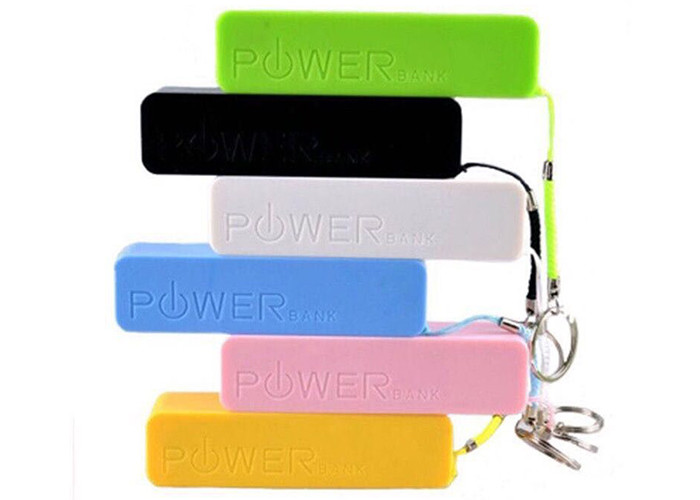 2600mah Perfume Size Plastic Power Bank With Short Circuit Protection