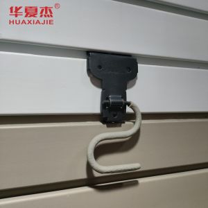 China Easy Install PVC Slat Wall Panel Hooks Garage Panel Wall Frame Waterproof For Decoration on sale
