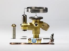China HVAC Thermostatic Expansion Valves valve body TS2/TES2 R404/-40℃/-60℃ Inner/Outer balance with/without MOP factory