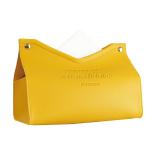 Simple Style Luxury Floral PU Leather Car Toilet Square Tissue Paper Box Cover