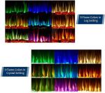 Multicolor Electric Fireplace Low Noise Recessed Wall Mounted AC120V/60HZ N.W/G