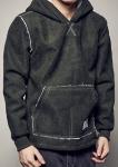 Anti Shrink Mens Sherpa Jacket Black Sherpa Hoodie S-XxxxL Any Size Available