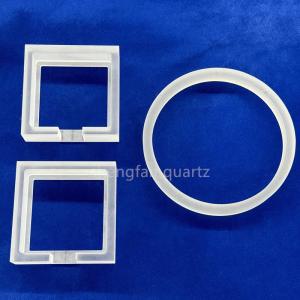 China Professional Custom Opaque Quartz Ring High Temperature Resistant factory