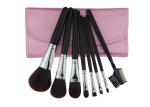 Eco Friendly Travel Private Label Makeup Brushes with Lip Brush and Concealer